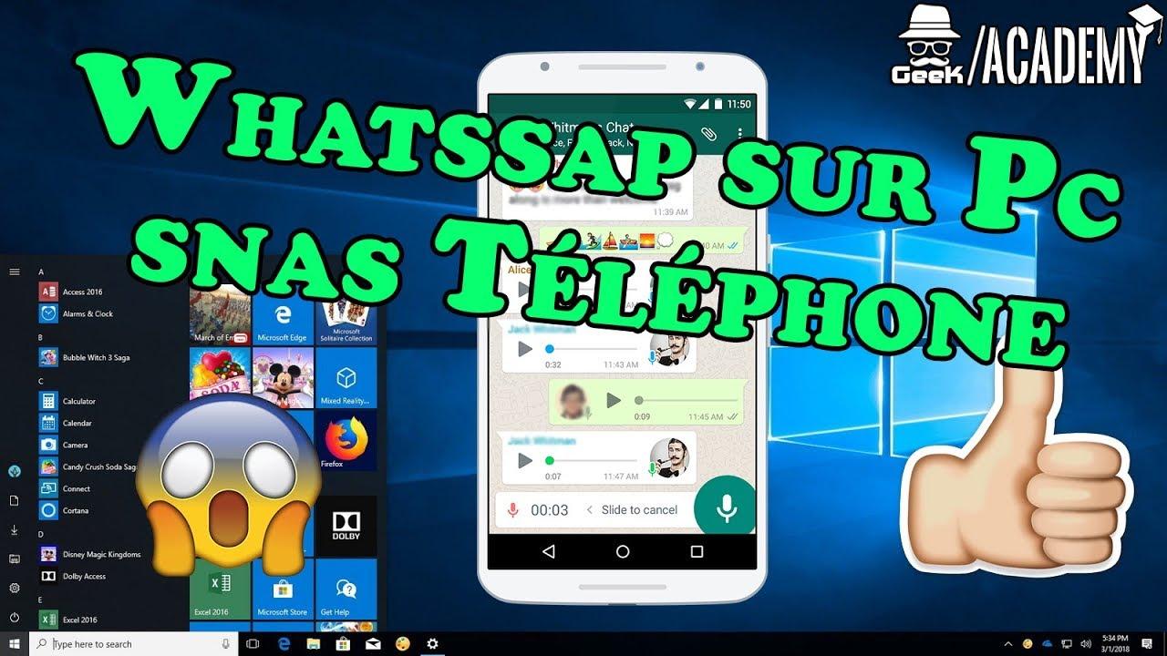 Utiliser WhatsApp sur son PC avec ou sans smartphone
